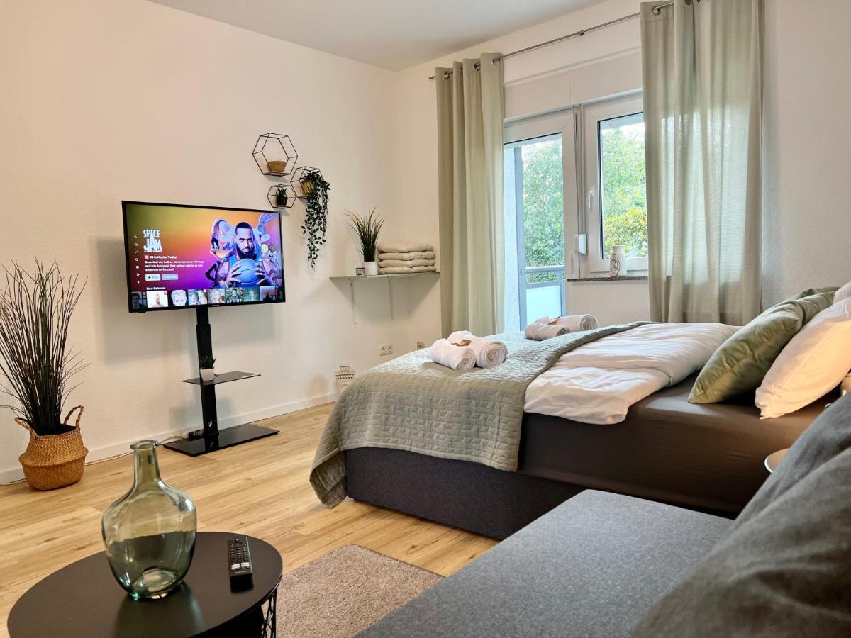 Design Apartment Mit Balkon - Kueche - Netflix Essen Extérieur photo